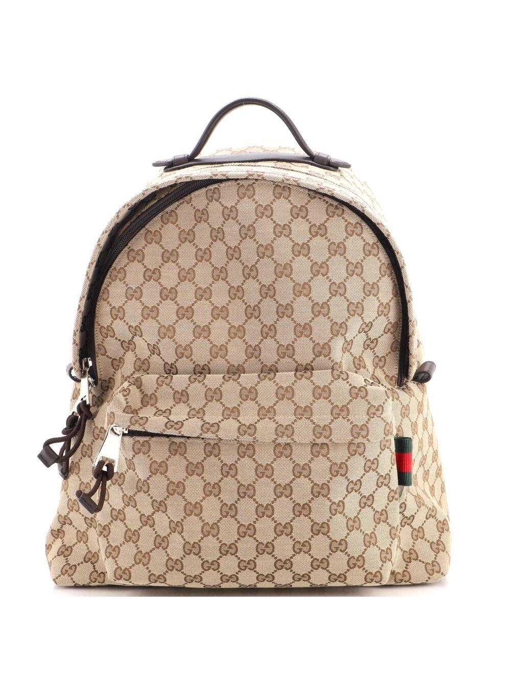 Gucci Zip Front Pocket Backpack Gg #348360G15B